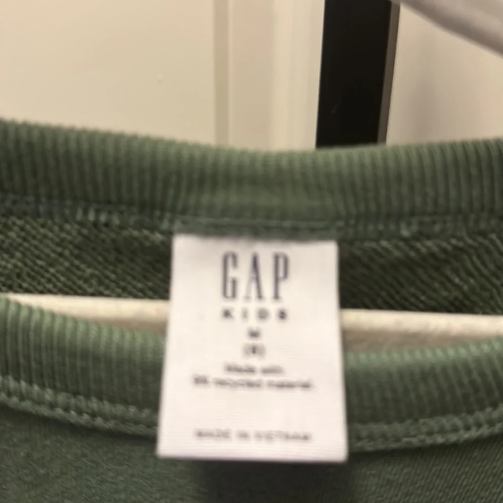 Gap Boy's Terry Lined Graphic Print Crewneck Pullover Sweatshirt